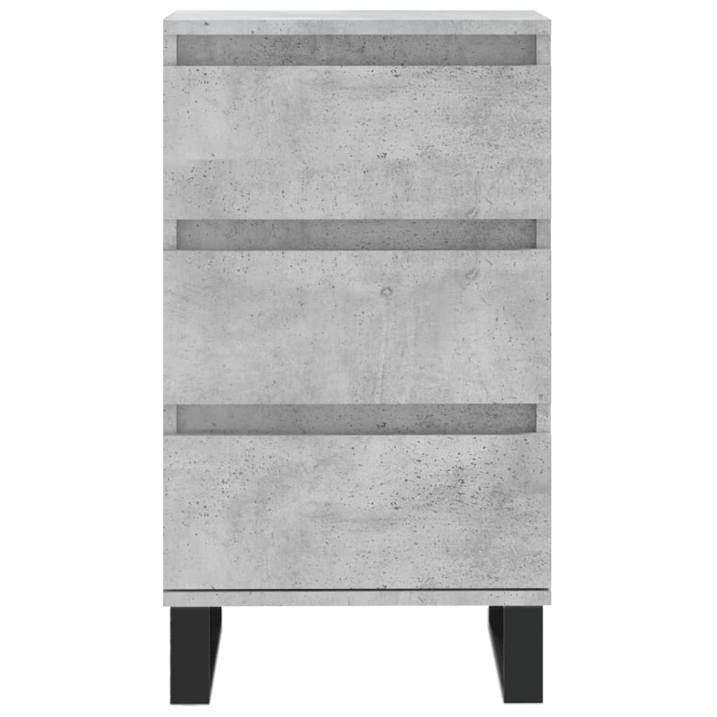 vidaXL Komoda, szarość betonu, 40x35x70 cm, materiał drewnopochodny