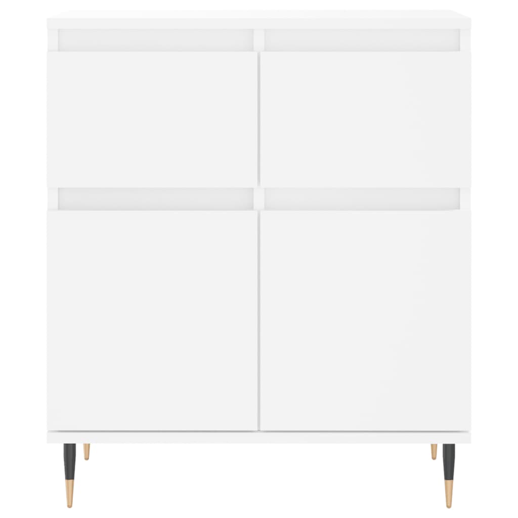 vidaXL Komoda, biała, 60x35x70 cm, materiał drewnopochodny