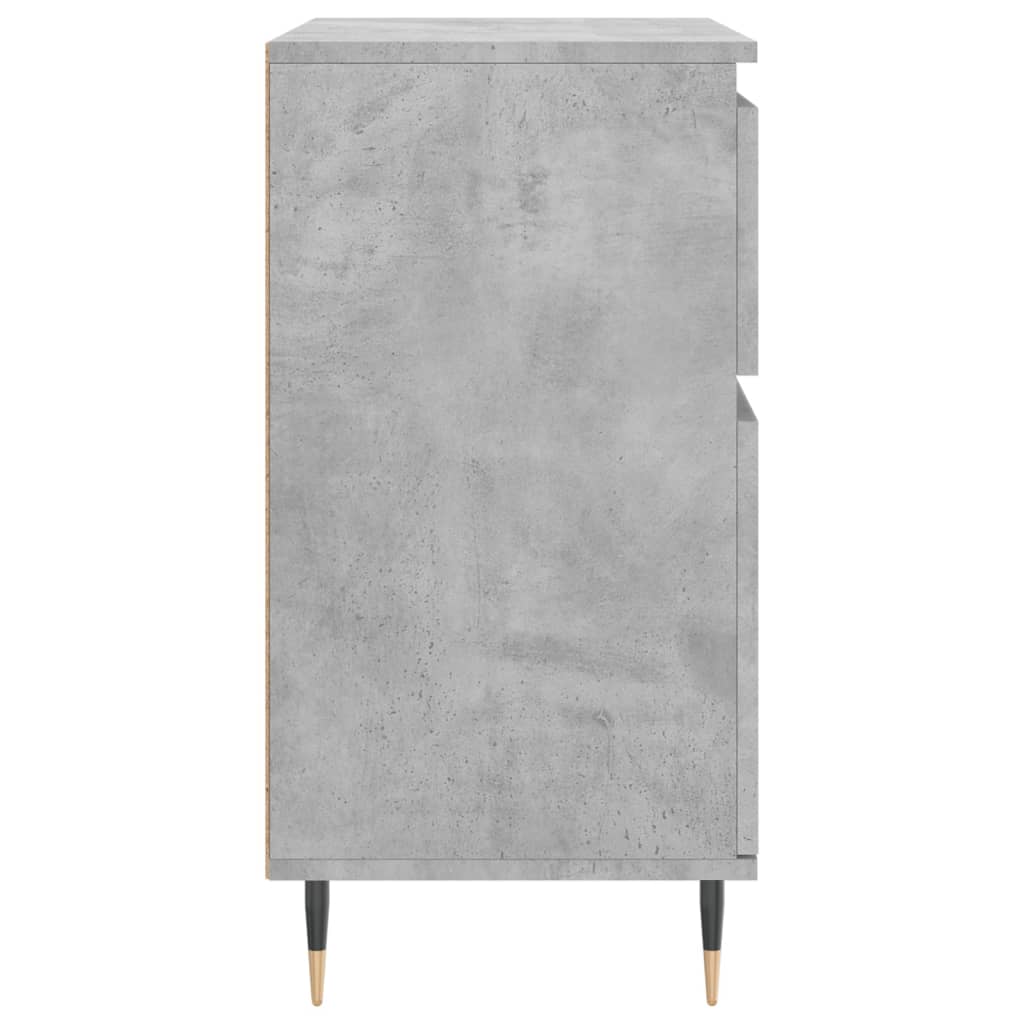 vidaXL Komoda, szarość betonu, 60x35x70 cm, materiał drewnopochodny