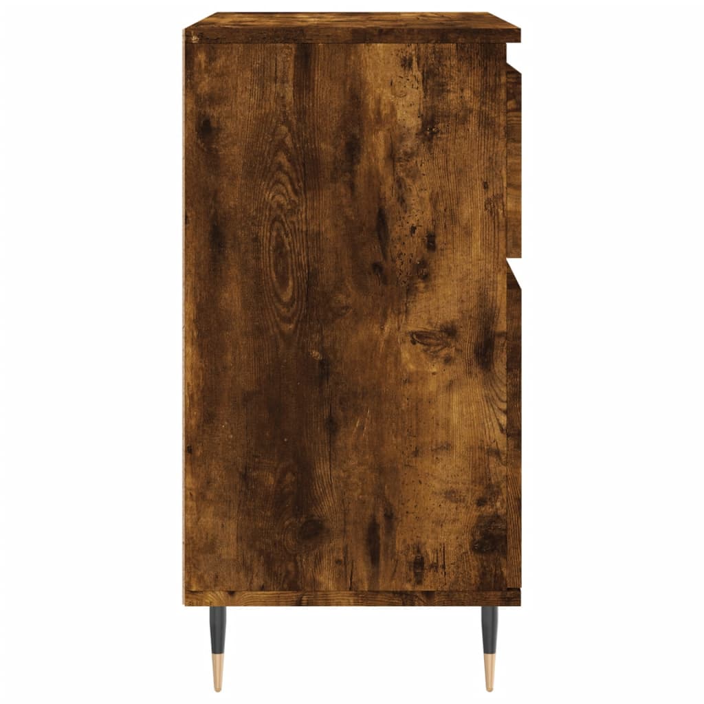 vidaXL Komoda, przydymiony dąb, 60x35x70 cm, materiał drewnopochodny