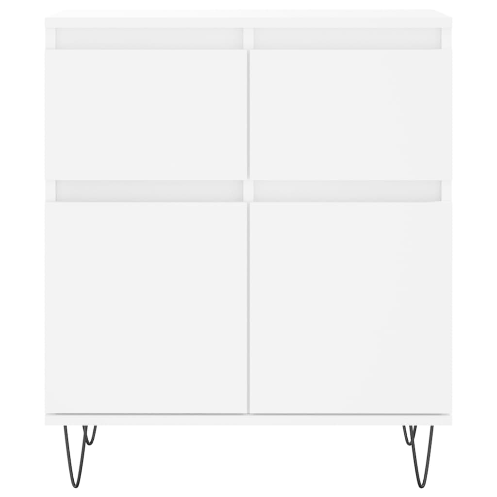 vidaXL Komoda, biała, 60x35x70 cm, materiał drewnopochodny