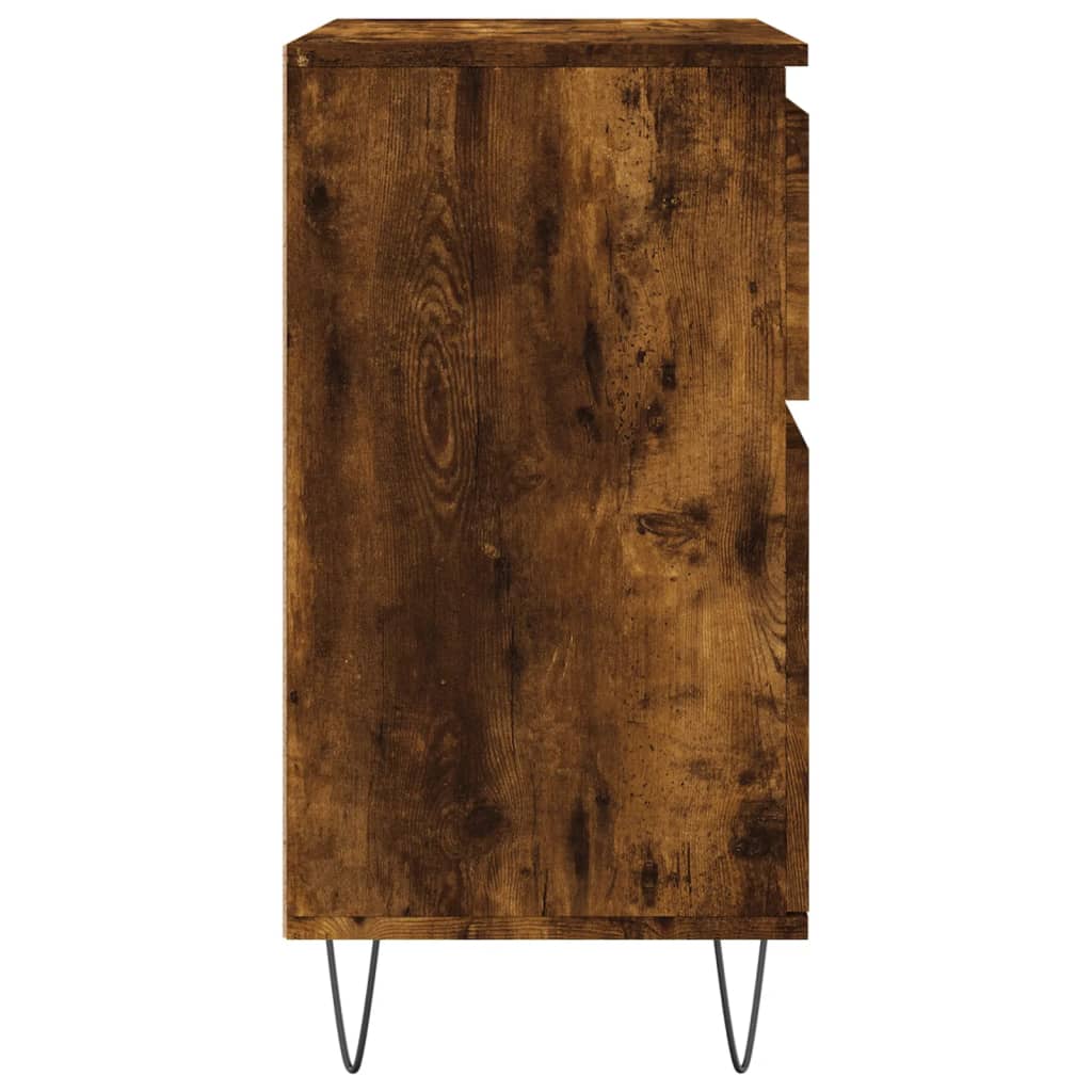 vidaXL Komoda, przydymiony dąb, 60x35x70 cm, materiał drewnopochodny