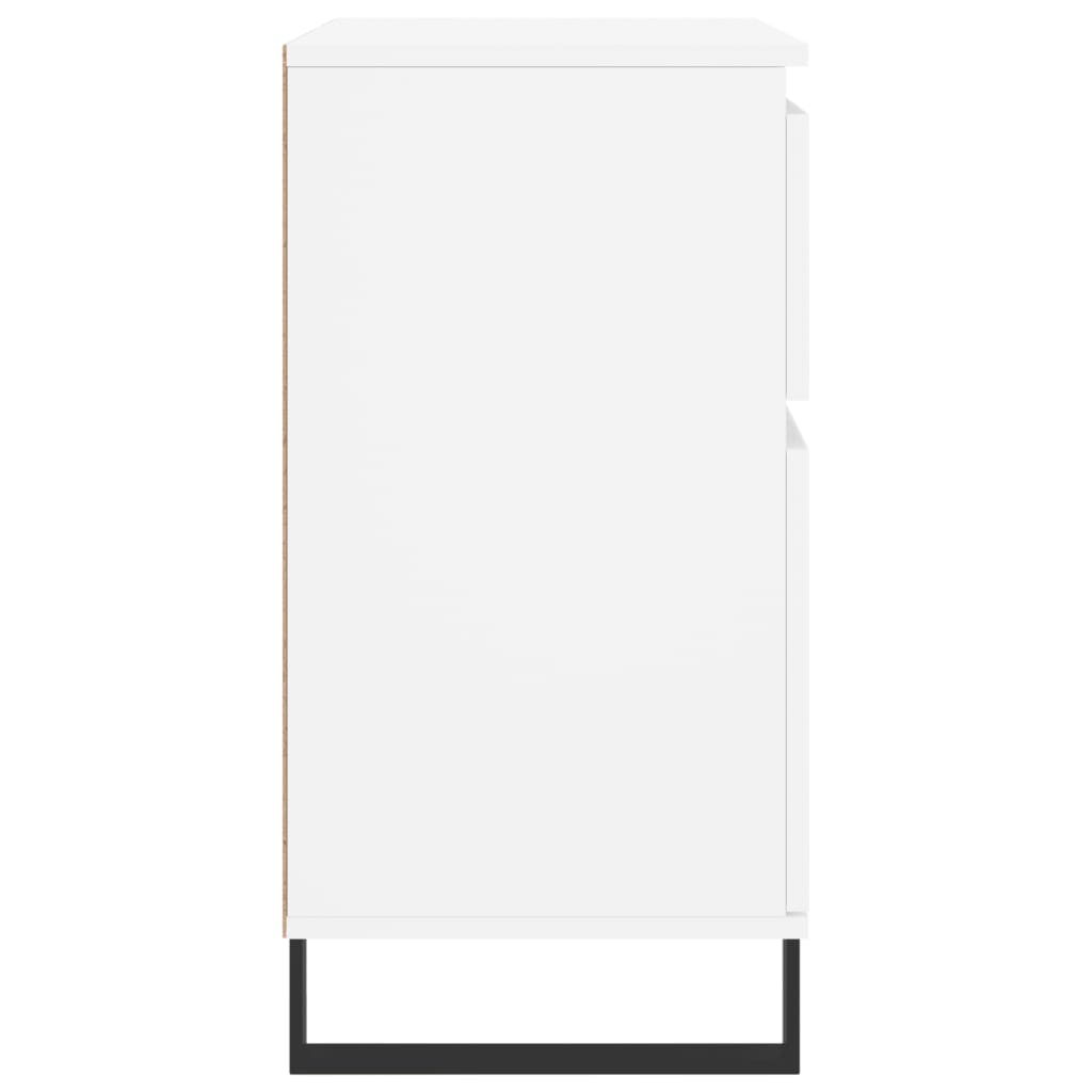 vidaXL Komoda, biała, 60x35x70 cm, materiał drewnopochodny