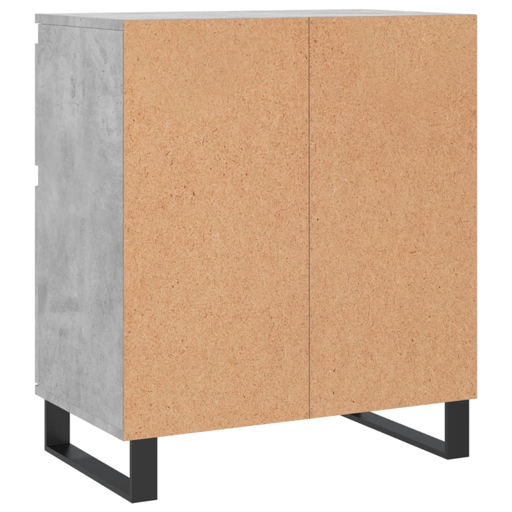 vidaXL Komoda, szarość betonu, 60x35x70 cm, materiał drewnopochodny