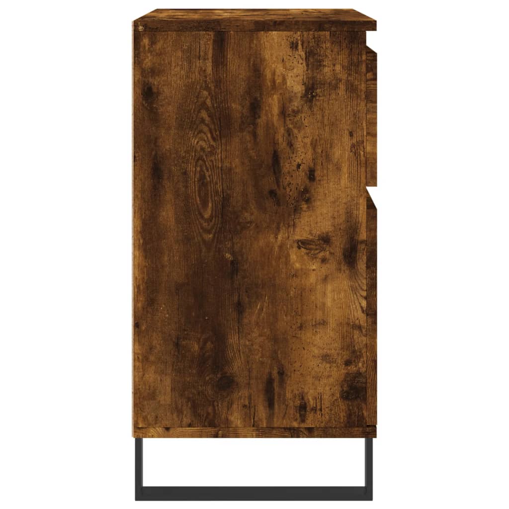 vidaXL Komoda, przydymiony dąb, 60x35x70 cm, materiał drewnopochodny
