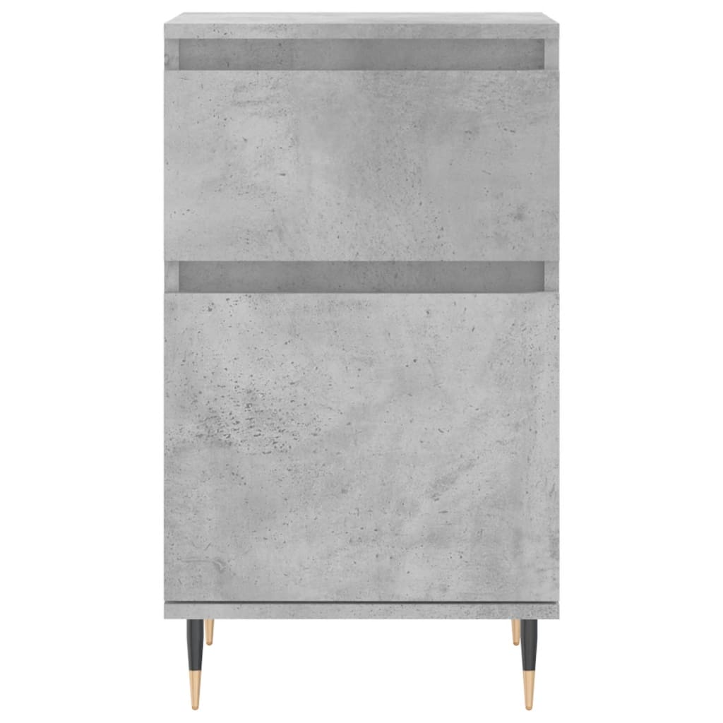 vidaXL Komoda, szarość betonu, 40x35x70 cm, materiał drewnopochodny