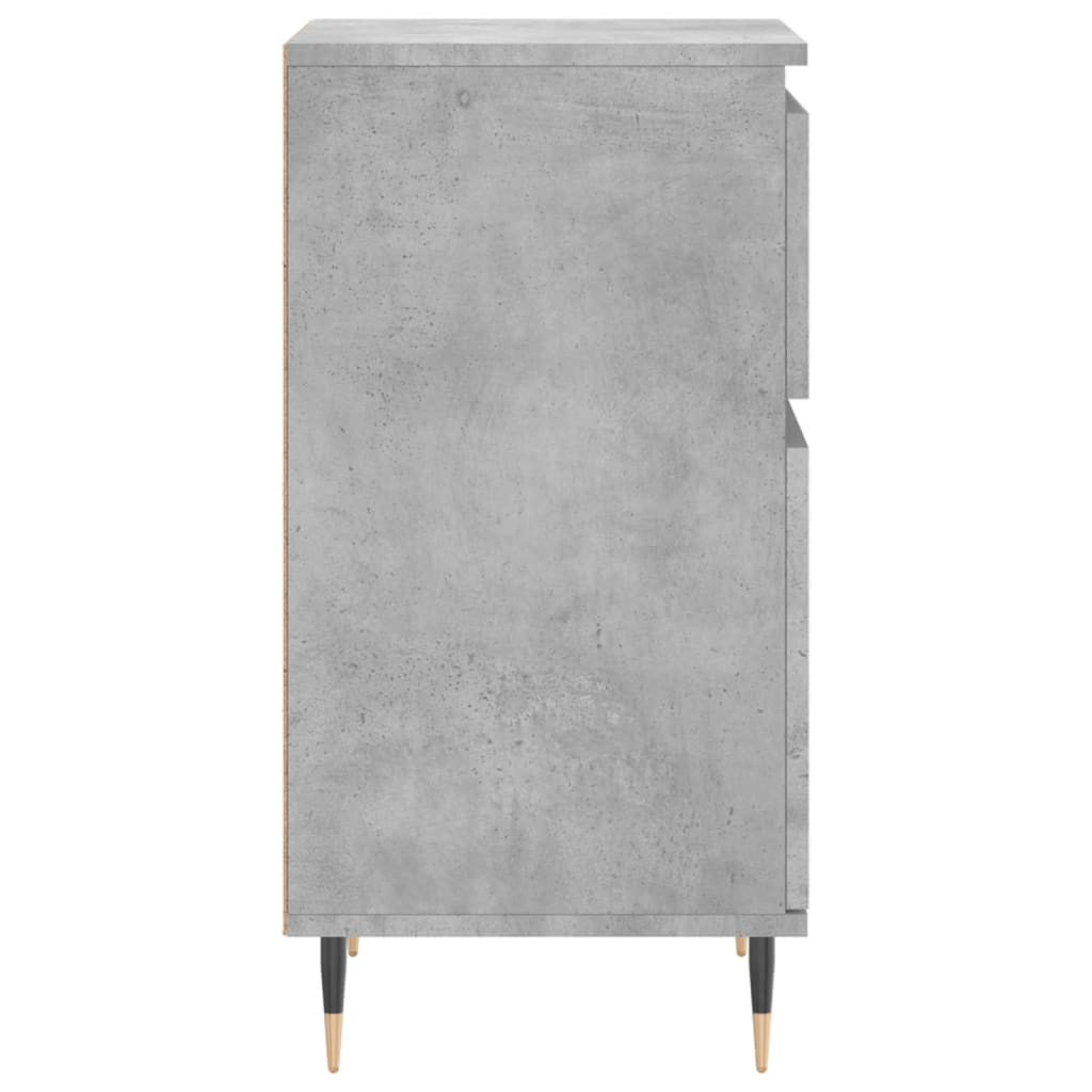 vidaXL Komoda, szarość betonu, 40x35x70 cm, materiał drewnopochodny
