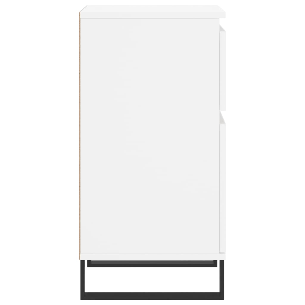 vidaXL Komoda, biała, 40x35x70 cm, materiał drewnopochodny