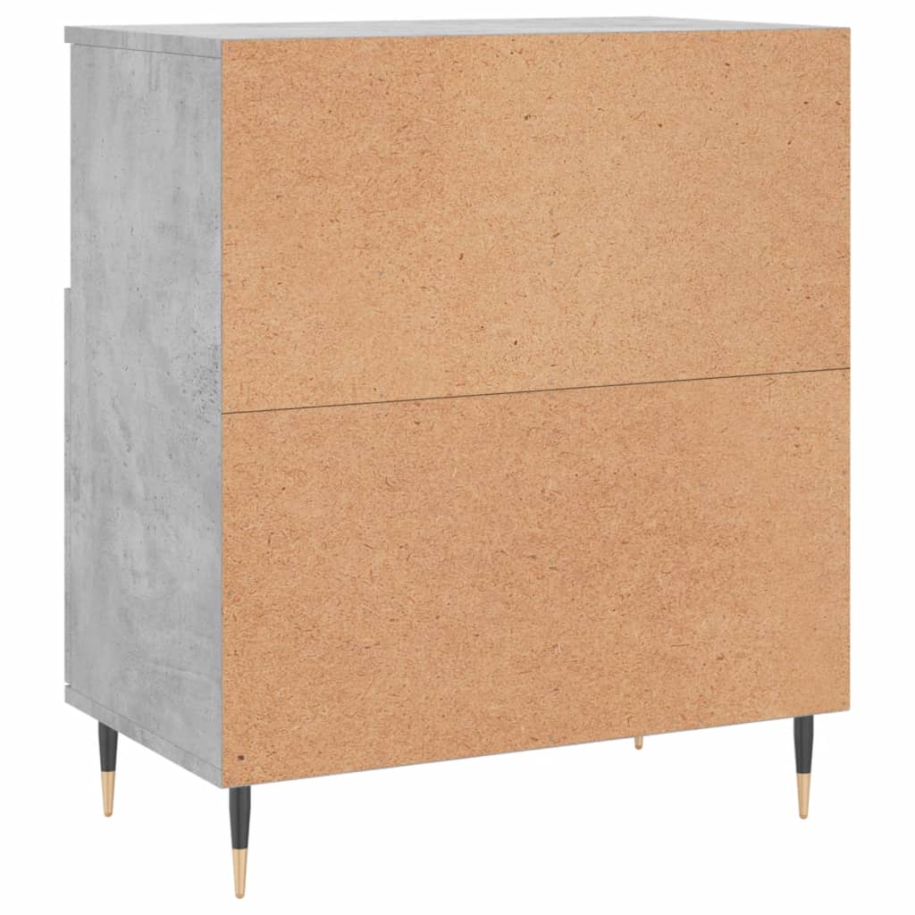 vidaXL Komoda, szarość betonu, 60x35x70 cm, materiał drewnopochodny