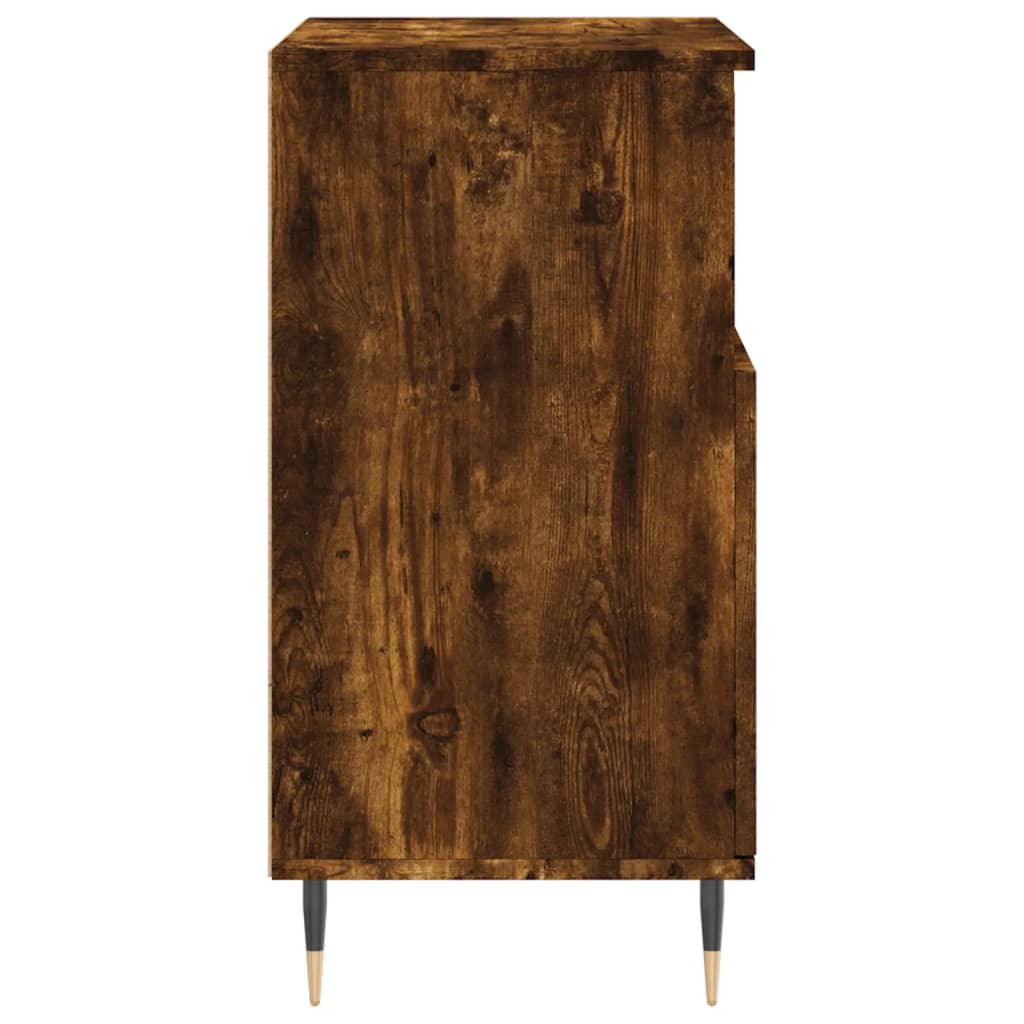 vidaXL Komoda, przydymiony dąb, 60x35x70 cm, materiał drewnopochodny