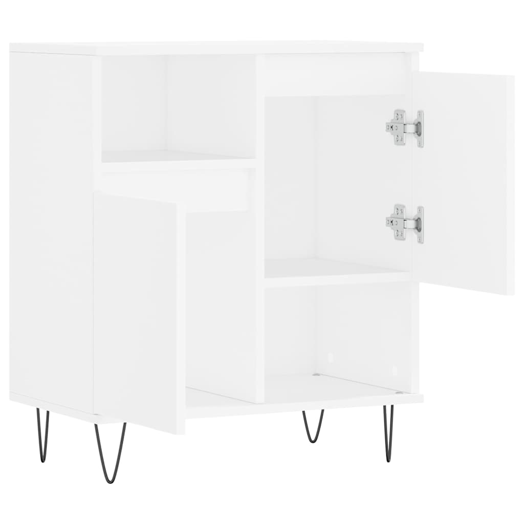 vidaXL Komoda, biała, 60x35x70 cm, materiał drewnopochodny