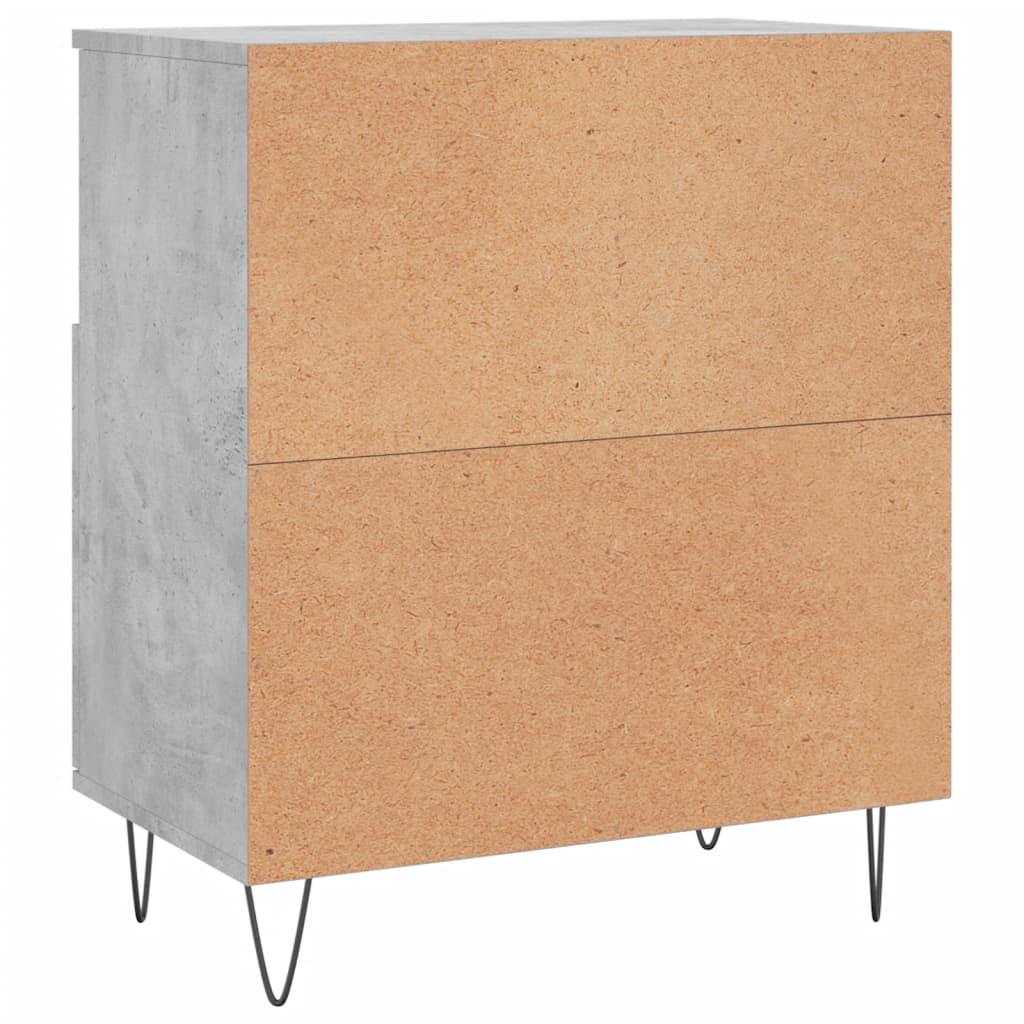 vidaXL Komoda, szarość betonu, 60x35x70 cm, materiał drewnopochodny