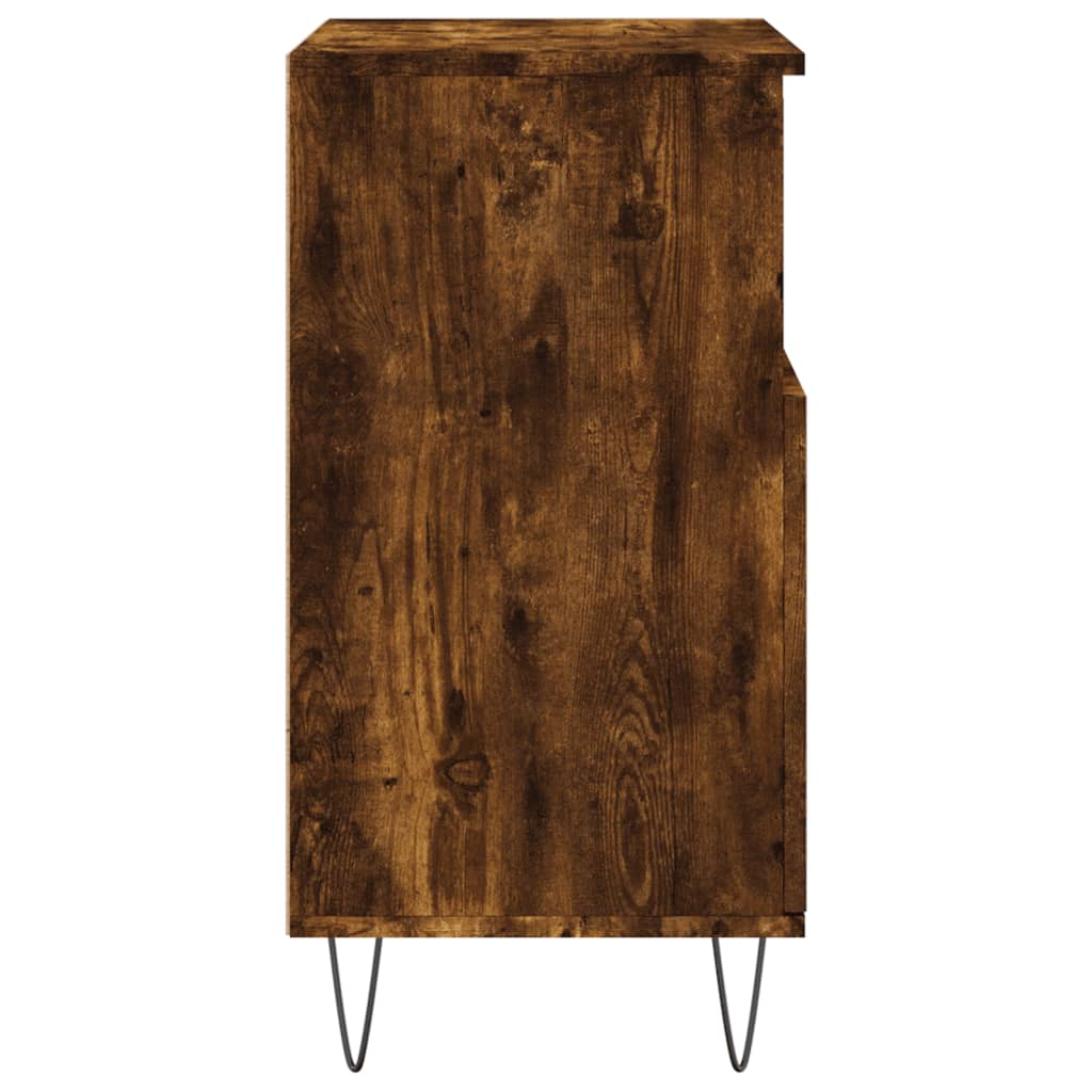 vidaXL Komoda, przydymiony dąb, 60x35x70 cm, materiał drewnopochodny