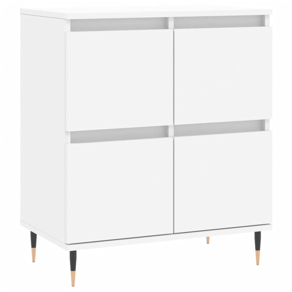 vidaXL Komoda, biała, 60x35x70 cm, materiał drewnopochodny