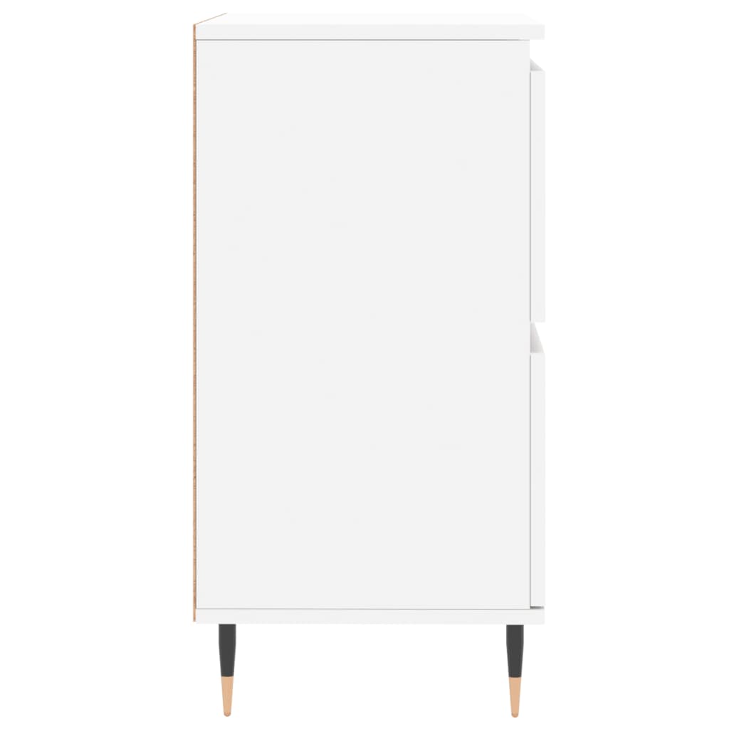 vidaXL Komoda, biała, 60x35x70 cm, materiał drewnopochodny