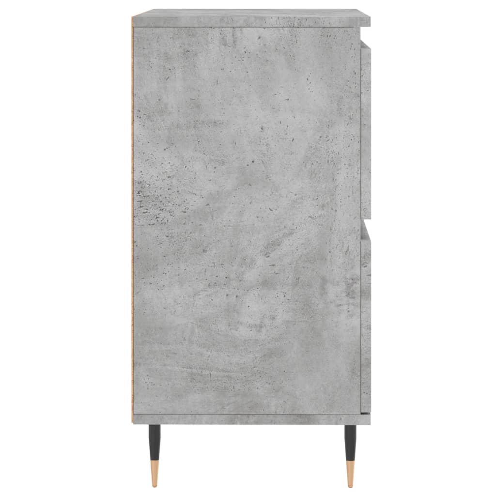 vidaXL Komoda, szarość betonu, 60x35x70 cm, materiał drewnopochodny