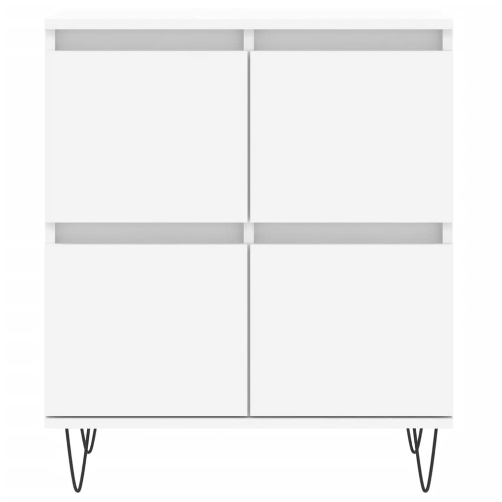 vidaXL Komoda, biała, 60x35x70 cm, materiał drewnopochodny