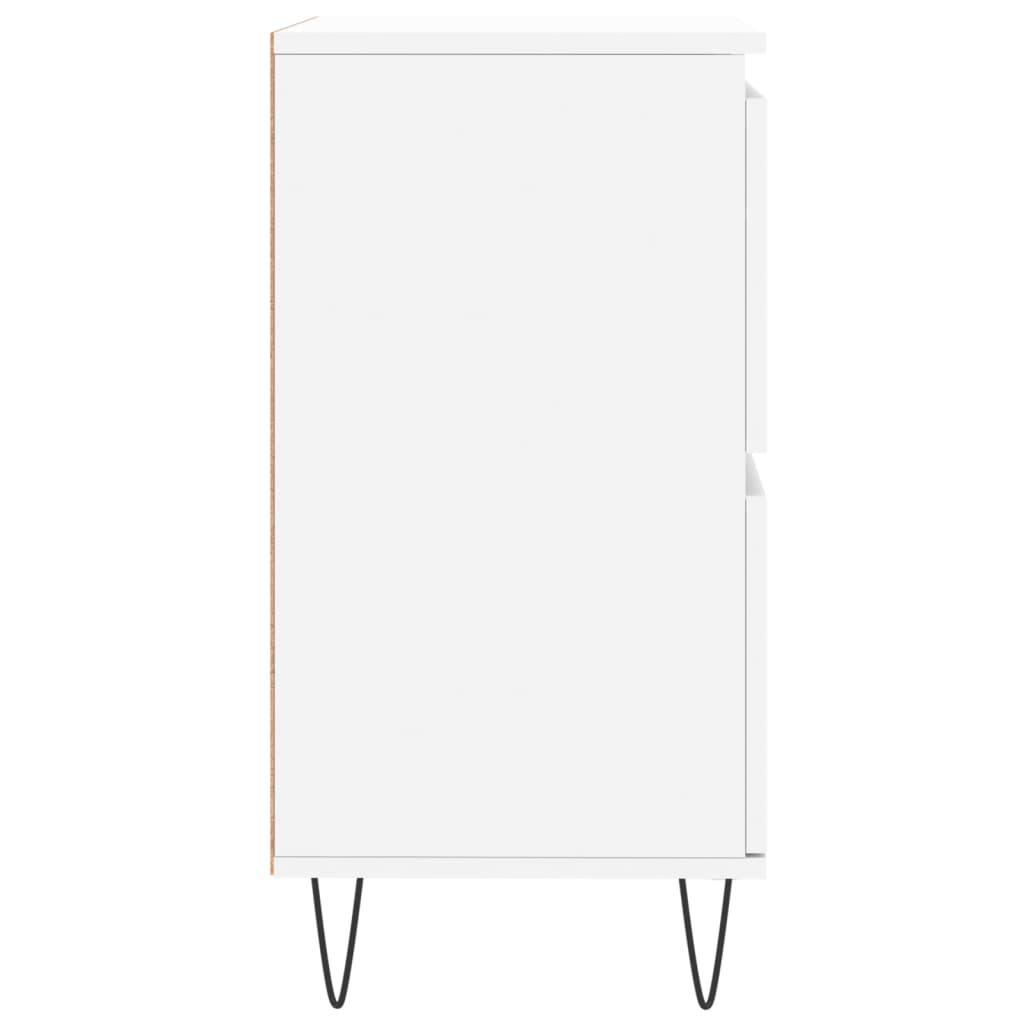 vidaXL Komoda, biała, 60x35x70 cm, materiał drewnopochodny