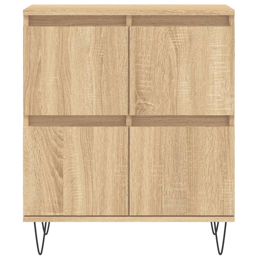 vidaXL Komoda, dąb sonoma, 60x35x70 cm, materiał drewnopochodny