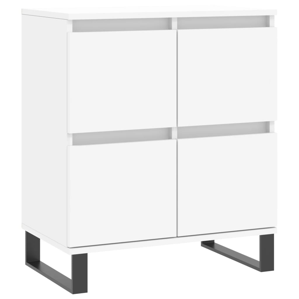 vidaXL Komoda, biała, 60x35x70 cm, materiał drewnopochodny