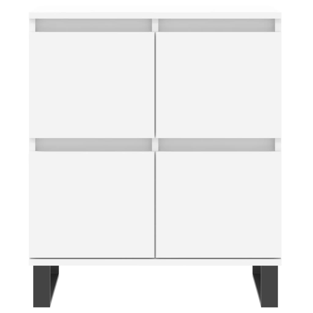vidaXL Komoda, biała, 60x35x70 cm, materiał drewnopochodny