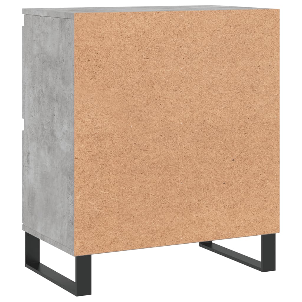 vidaXL Komoda, szarość betonu, 60x35x70 cm, materiał drewnopochodny