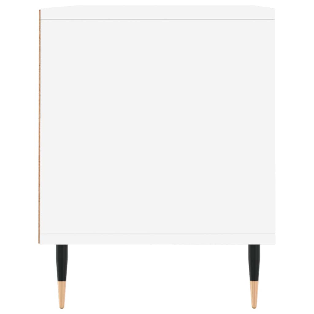 vidaXL Szafka pod TV, biała, 100x34,5x44,5 cm, materiał drewnopochodny