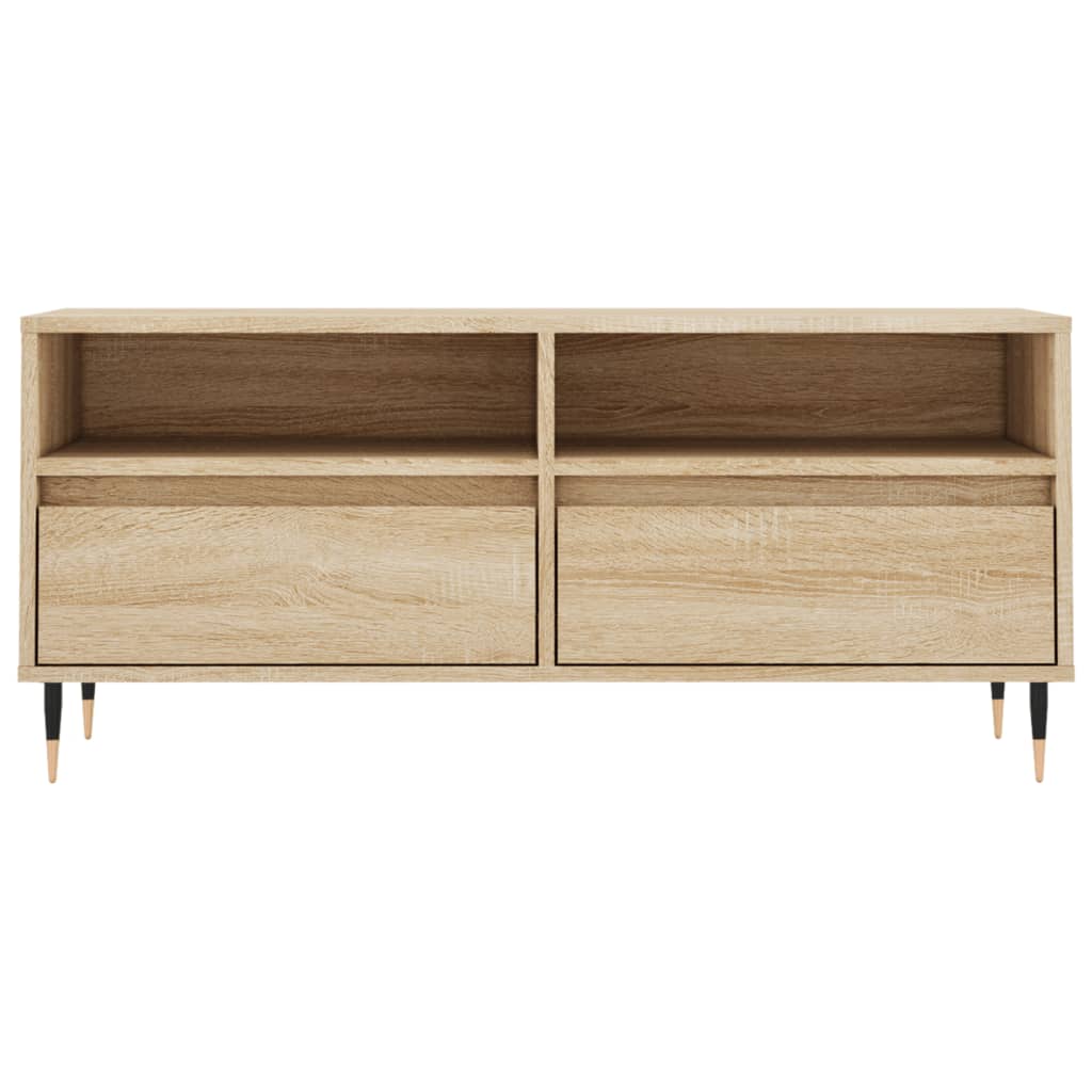 vidaXL Szafka pod TV, dąb sonoma, 100x34,5x44,5 cm