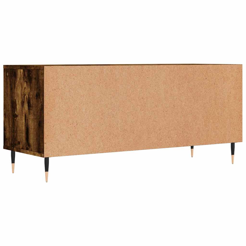 vidaXL Szafka pod TV, przydymiony dąb, 100x34,5x44,5 cm