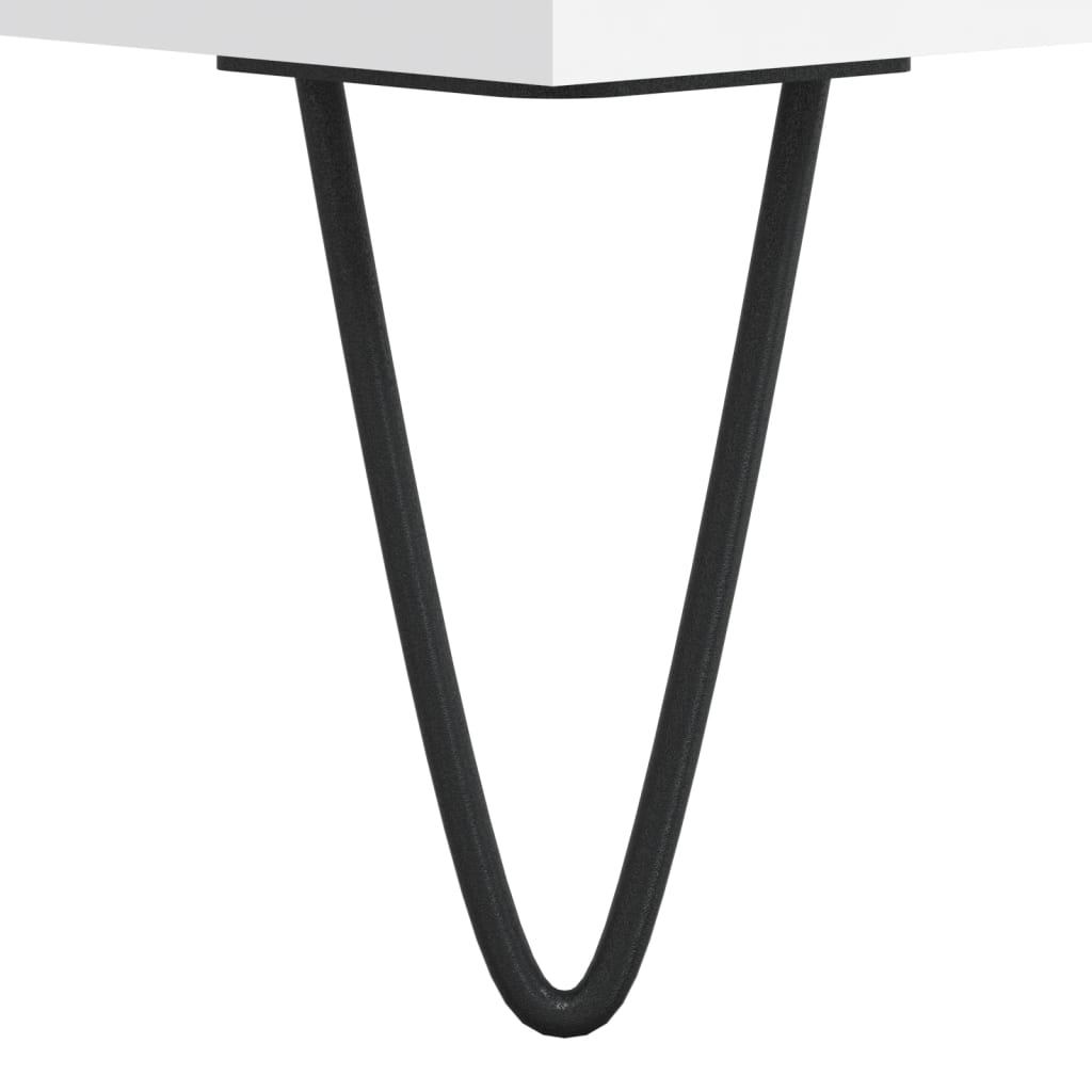 vidaXL Szafka pod TV, biała, 100x34,5x44,5 cm, materiał drewnopochodny