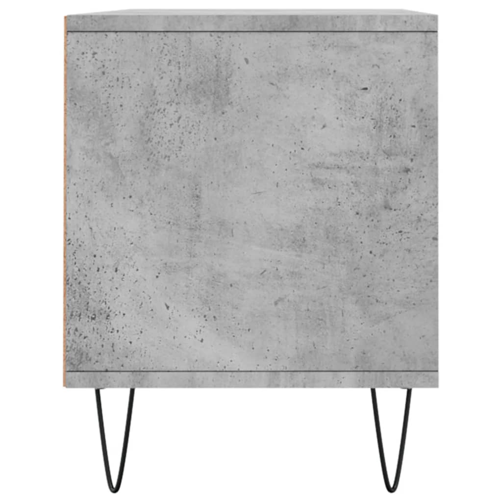 vidaXL Szafka pod TV, szarość betonu, 100x34,5x44,5 cm