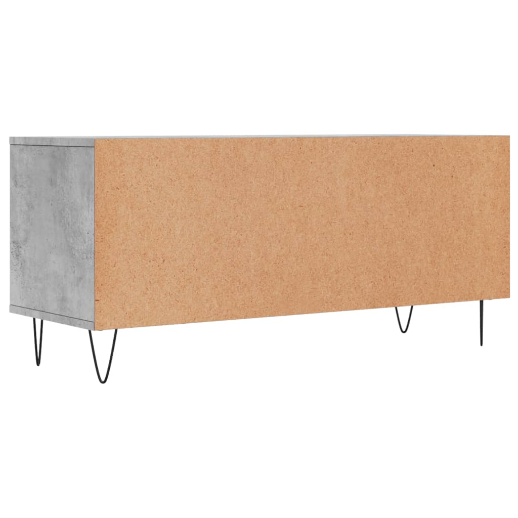 vidaXL Szafka pod TV, szarość betonu, 100x34,5x44,5 cm