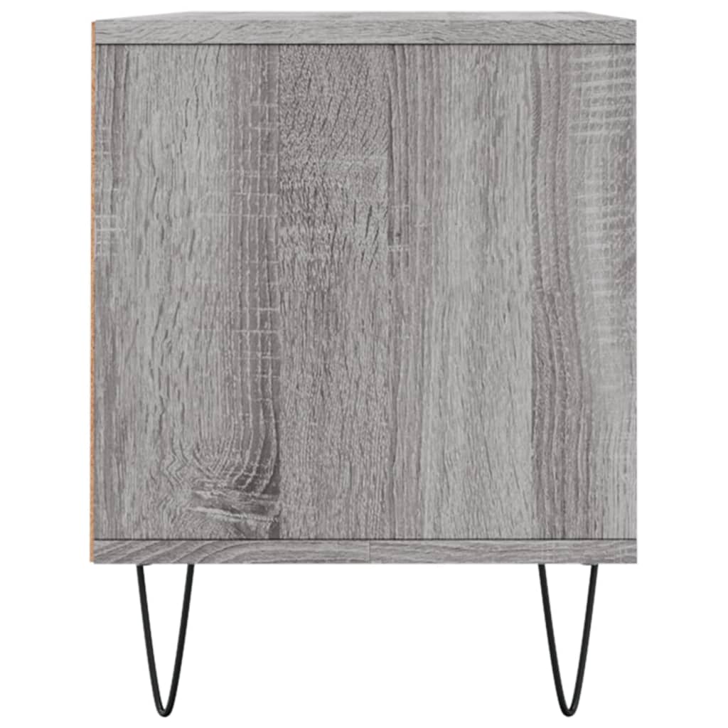 vidaXL Szafka pod TV, szary dąb sonoma, 100x34,5x44,5 cm