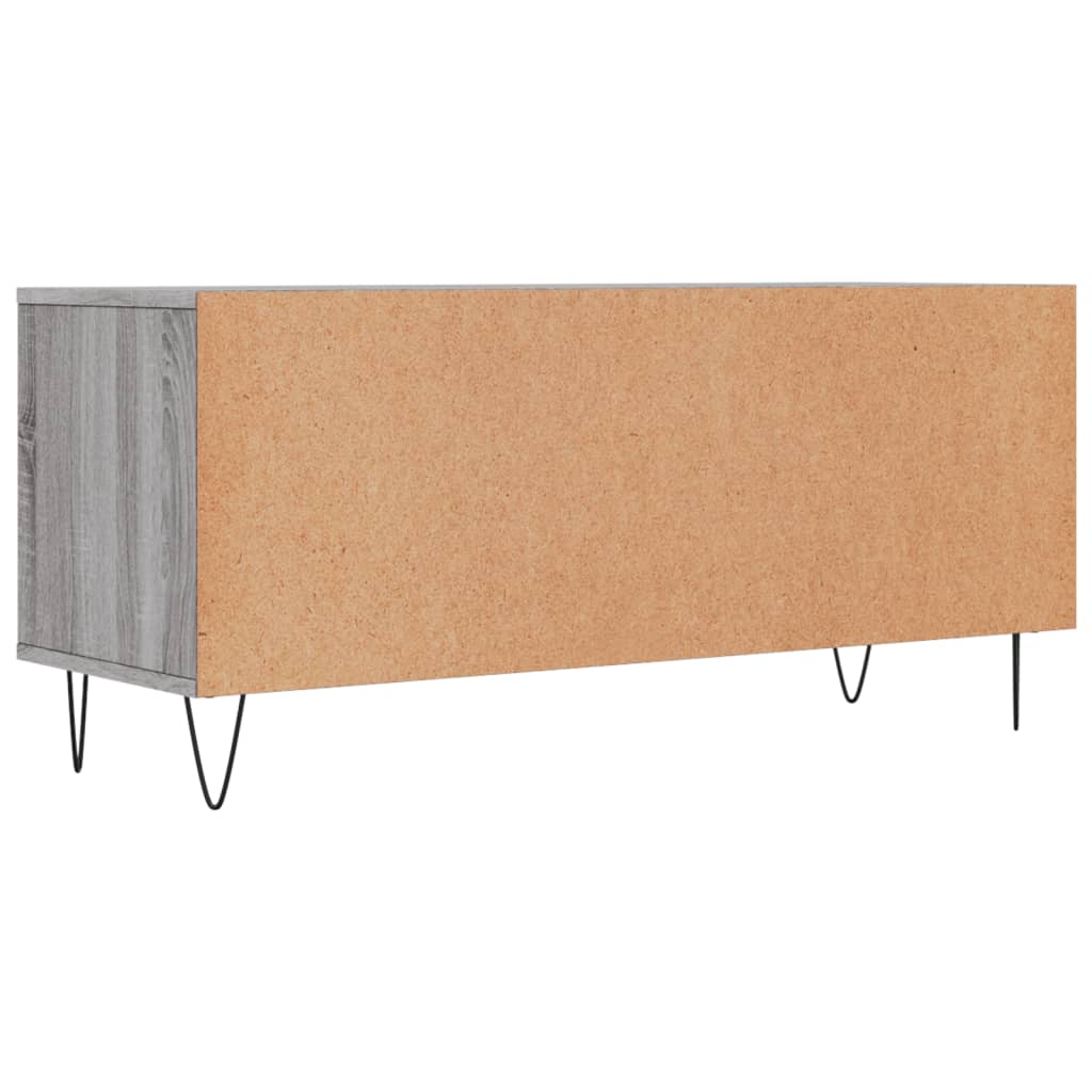vidaXL Szafka pod TV, szary dąb sonoma, 100x34,5x44,5 cm