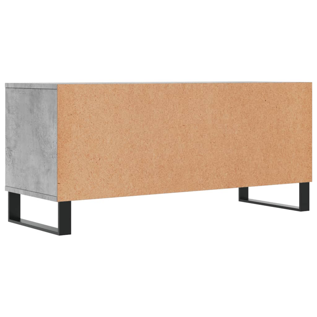 vidaXL Szafka pod TV, szarość betonu, 100x34,5x44,5 cm
