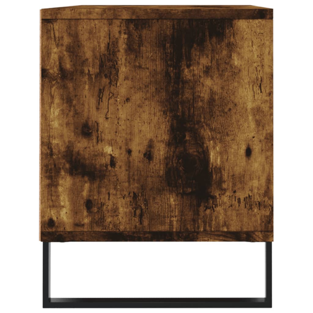 vidaXL Szafka pod TV, przydymiony dąb, 100x34,5x44,5 cm