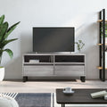 vidaXL Szafka pod TV, szary dąb sonoma, 100x34,5x44,5 cm