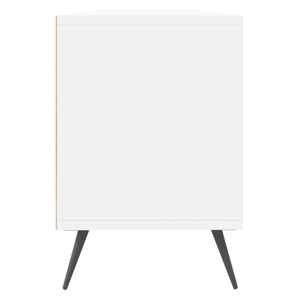 vidaXL Szafka pod TV, biała, 150x30x44,5 cm, materiał drewnopochodny
