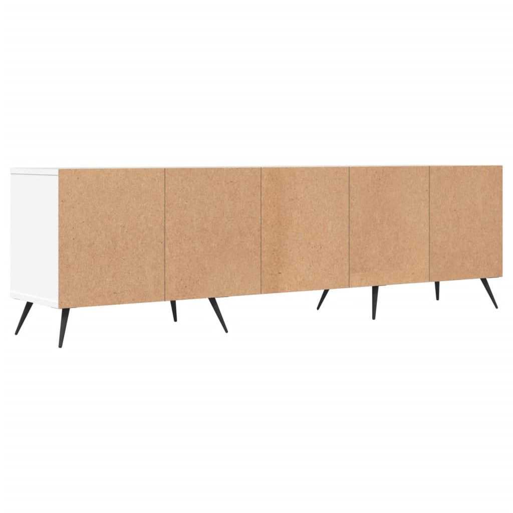 vidaXL Szafka pod TV, biała, 150x30x44,5 cm, materiał drewnopochodny