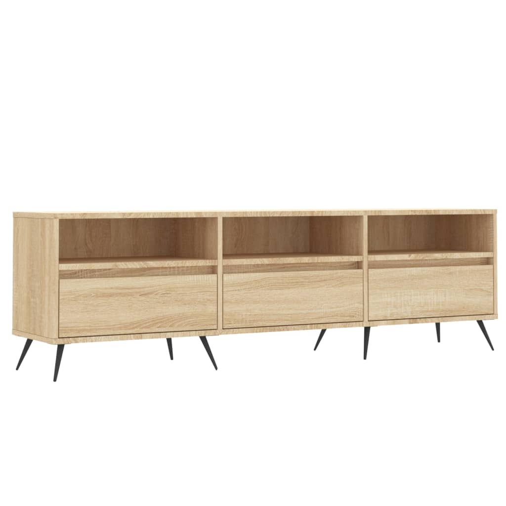 vidaXL Szafka pod TV, dąb sonoma, 150x30x44,5 cm