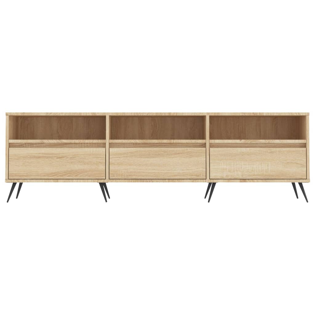 vidaXL Szafka pod TV, dąb sonoma, 150x30x44,5 cm