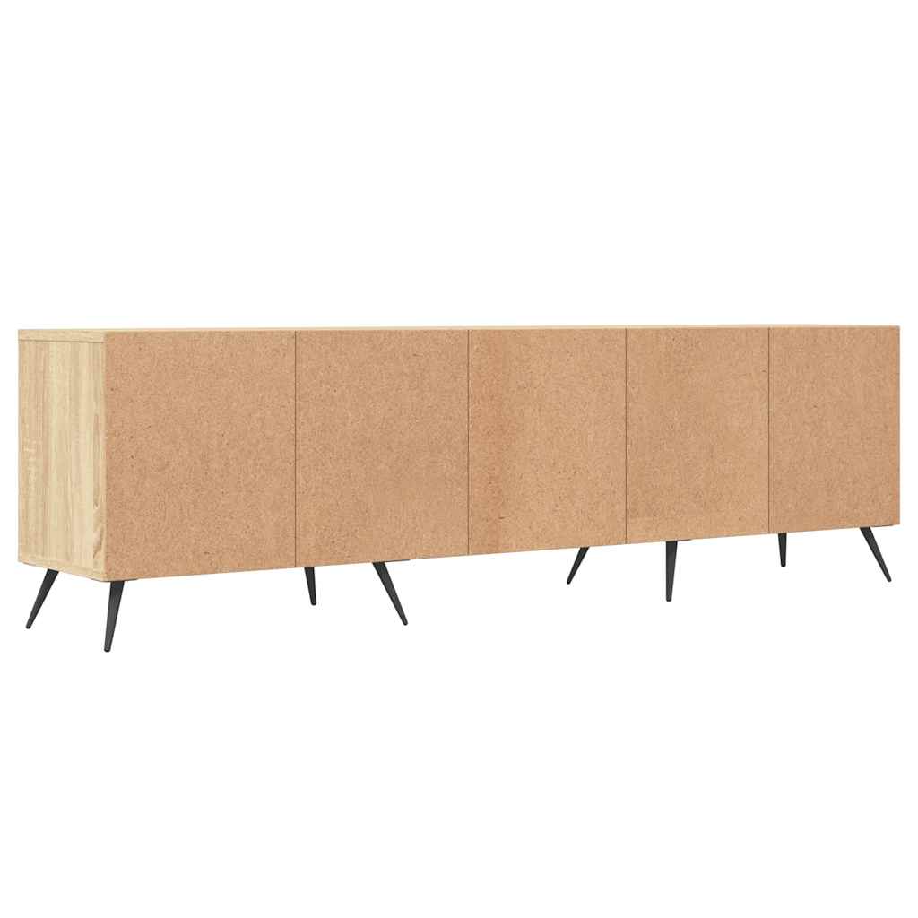 vidaXL Szafka pod TV, dąb sonoma, 150x30x44,5 cm