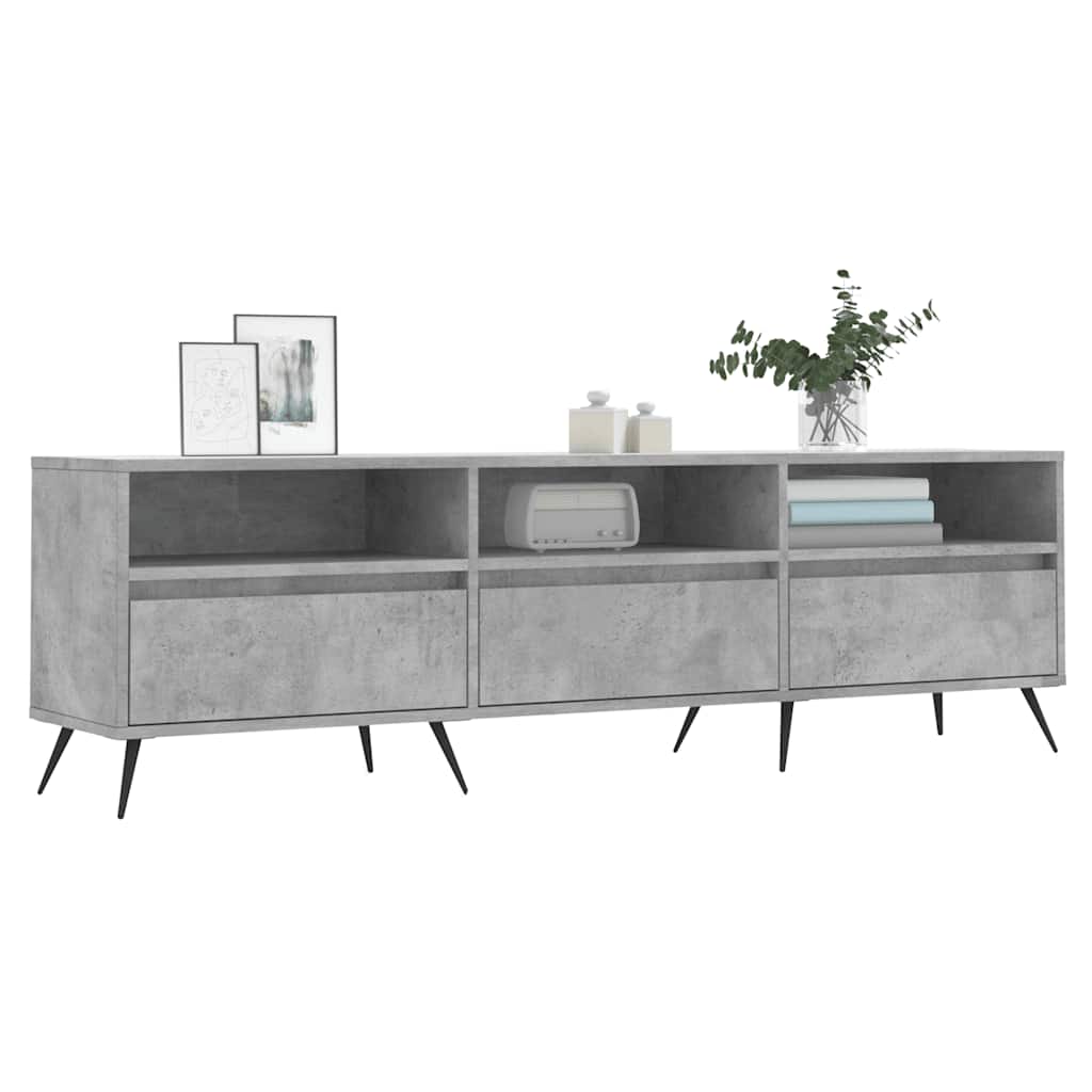 vidaXL Szafka pod TV, szarość betonu, 150x30x44,5 cm