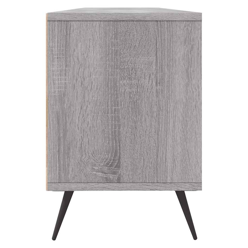 vidaXL Szafka pod TV, szary dąb sonoma, 150x30x44,5 cm