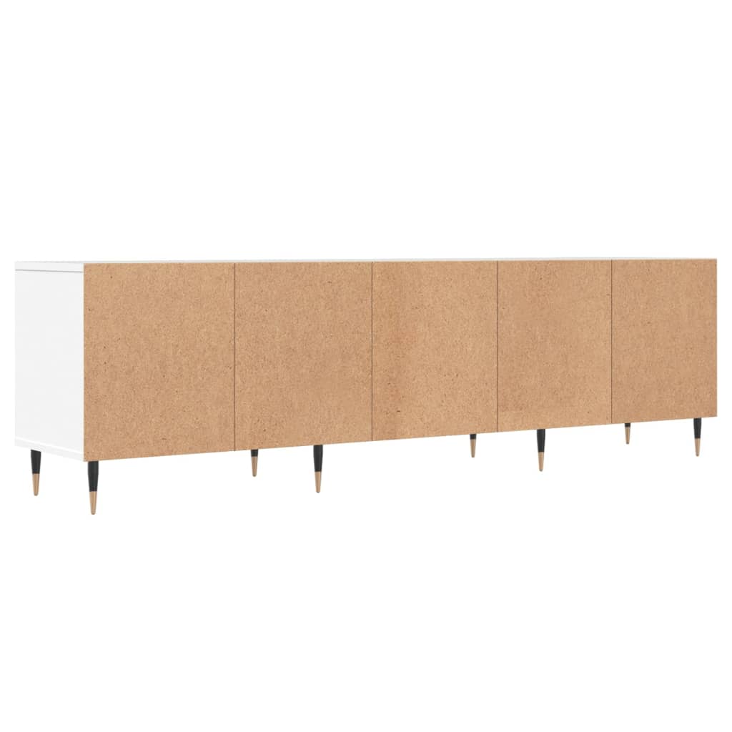 vidaXL Szafka pod TV, biała, 150x30x44,5 cm, materiał drewnopochodny