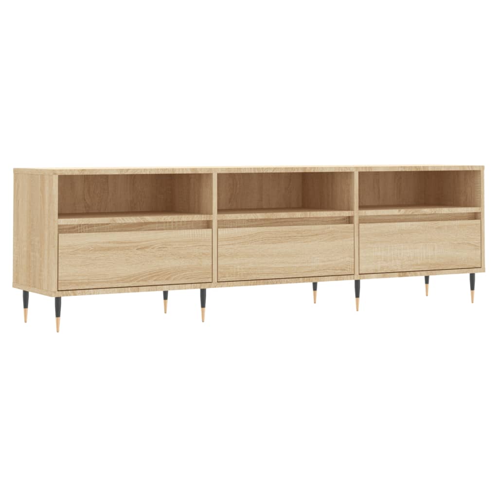 vidaXL Szafka pod TV, dąb sonoma, 150x30x44,5 cm