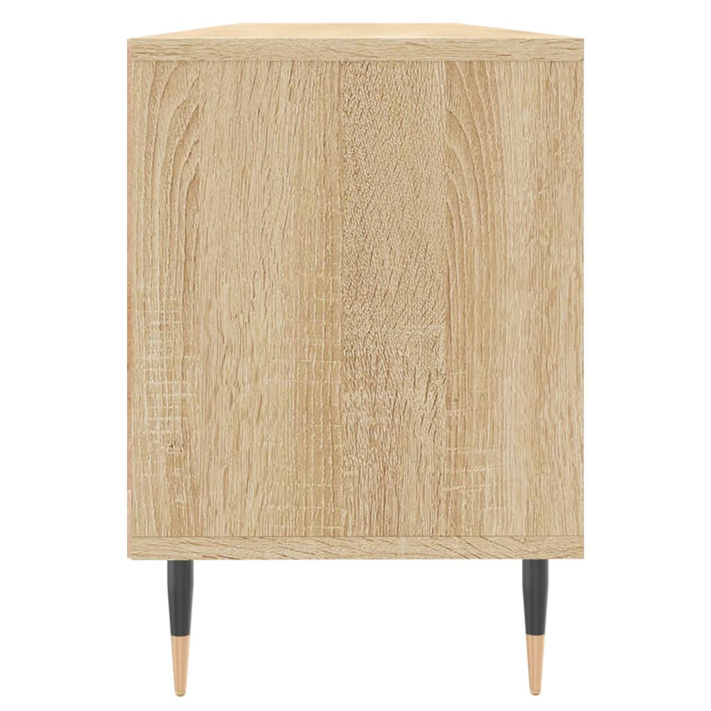 vidaXL Szafka pod TV, dąb sonoma, 150x30x44,5 cm