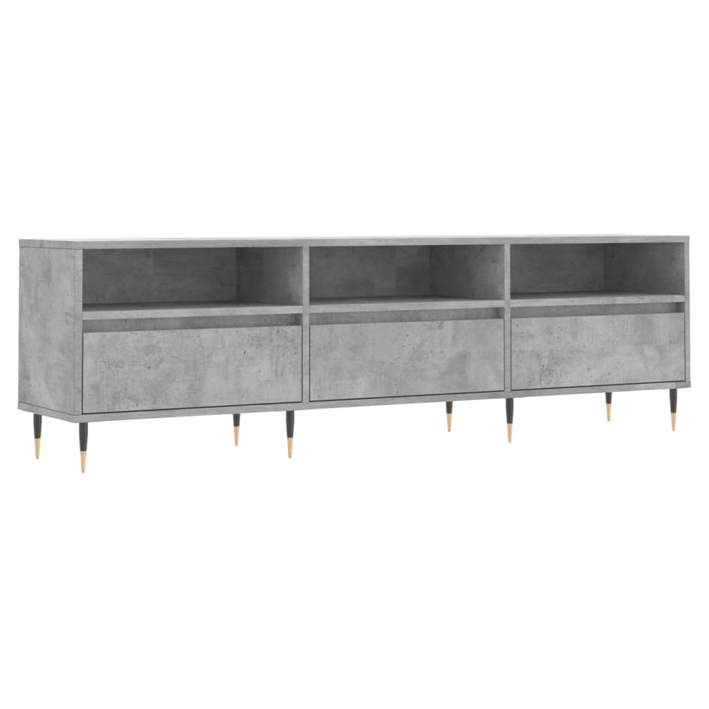 vidaXL Szafka pod TV, szarość betonu, 150x30x44,5 cm