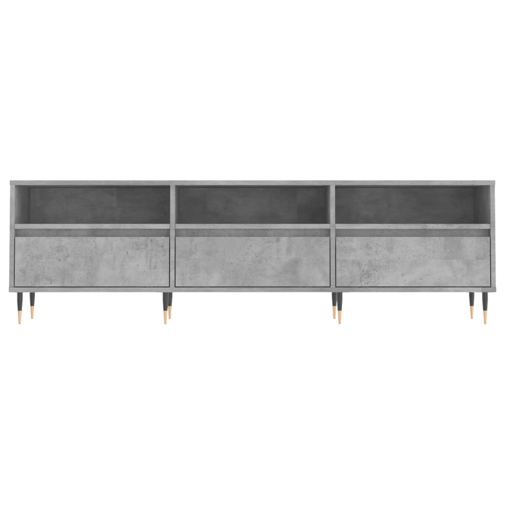 vidaXL Szafka pod TV, szarość betonu, 150x30x44,5 cm
