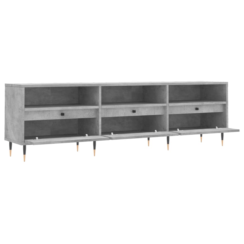 vidaXL Szafka pod TV, szarość betonu, 150x30x44,5 cm